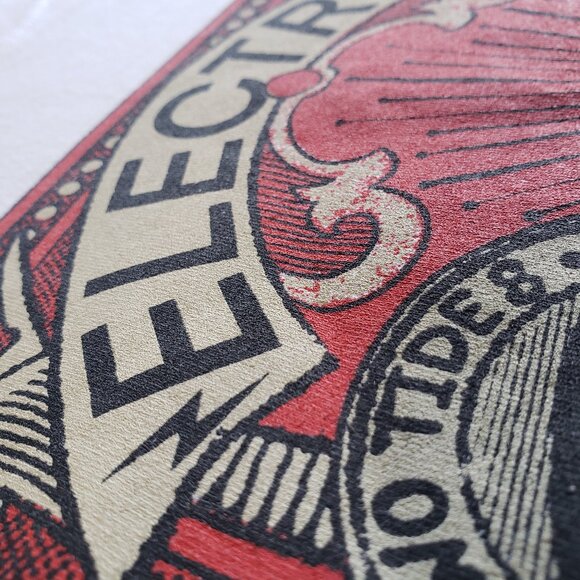 Electric Tattooing White Graphic Tattoo Tshirt Crane Bird Japanese style - Picture 3 of 7